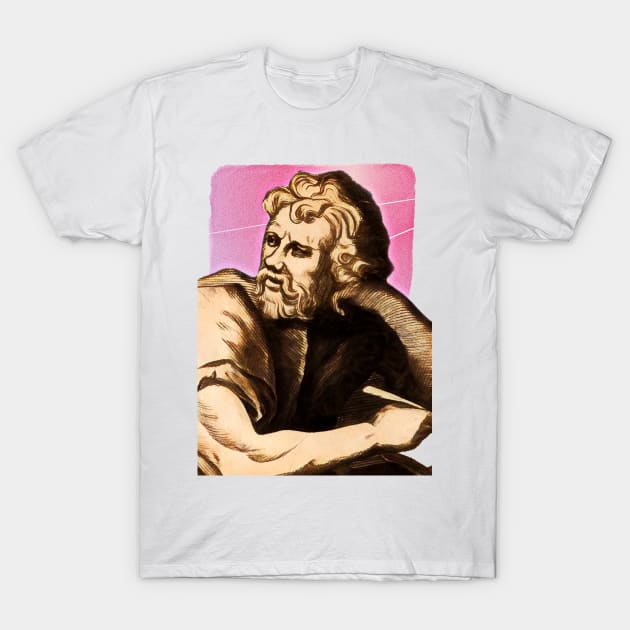 Greek Philosopher Epictetus illustration T-Shirt by Litstoy 